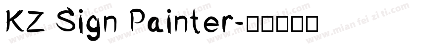 KZ Sign Painter字体转换
